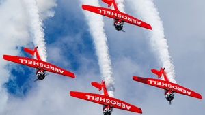 Photo of N791MH - North American T-6G Texan operated by Aeroshell Aerobatic Team