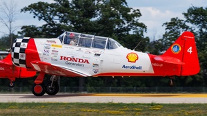 Photo of N601JF - North American AT-6C Harvard IIA operated by Aeroshell Aerobatic Team