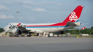 Photo of LX-UCV - Boeing 747-4R7F operated by Cargolux Italia