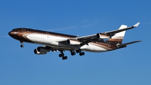 Photo of M-IABU - Airbus A340-313 operated by Klaret Aviation