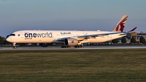 Photo of A7-ANE - Airbus A350-1041 operated by Qatar Airways