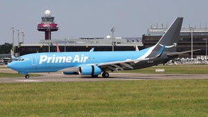 Photo of EI-AZA - Boeing 737-86N(SF) operated by Amazon Prime Air (opb ASL Airlines Ireland)