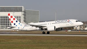 Photo of 9A-CAN - Airbus A220-300 operated by Croatia Airlines