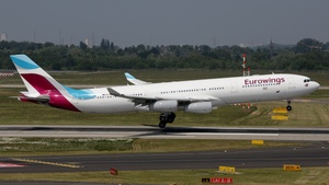Photo of OO-SCX - Airbus A340-313 operated by Eurowings (opb Brussels Airlines)