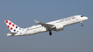 Photo of 9A-CAU - Airbus A220-300 operated by Croatia Airlines