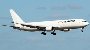 Photo of UK67015 - Boeing 767-38E(ER)(BDSF) operated by My Freighter