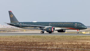 Photo of JY-REA - Embraer ERJ-195-E2 operated by Royal Jordanian Airlines
