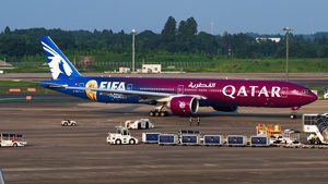 Photo of A7-BEH - Boeing 777-3DZ(ER) operated by Qatar Airways