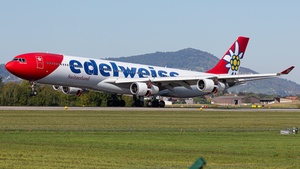 Photo of HB-JMD - Airbus A340-313 operated by Edelweiss Air