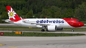 Photo of HB-JDB - Airbus A320-271N operated by Edelweiss Air