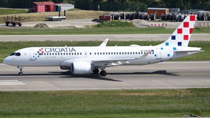 Photo of 9A-CAE - Airbus A220-300 operated by Croatia Airlines