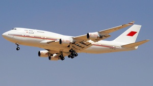 Photo of A9C-HMK - Boeing 747-4P8 operated by Bahrain Royal Flight