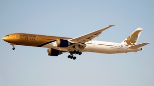 Photo of VT-JEH - Boeing 777-35R(ER) operated by Gulf Air (opb Jet Airways)
