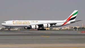 Photo of A6-ERF - Airbus A340-541 operated by Emirates