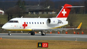 Photo of HB-JRC - Bombardier Challenger 604 operated by Rega Swiss Air-Rescue