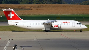 Photo of HB-IXO - British Aerospace Avro RJ100 operated by Swiss International Air Lines