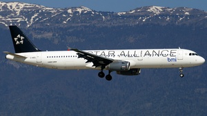 Photo of G-MIDL - Airbus A321-231 operated by bmi British Midland