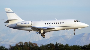 Photo of VP-BER - Dassault Falcon 2000EX operated by Biltema Nordic Services