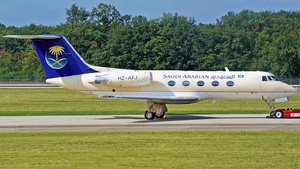 Photo of HZ-AFJ - Gulfstream GII TT operated by Saudi Arabian Special Flight Services