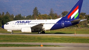 Photo of HA-LON - Boeing 737-6Q8 operated by Malév Hungarian Airlines