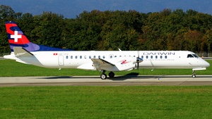 Photo of HB-IZZ - Saab 2000 operated by Darwin Airline