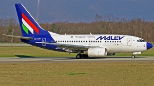 Photo of HA-LOD - Boeing 737-6Q8 operated by Malév Hungarian Airlines