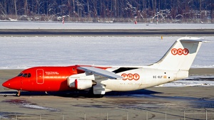 Photo of EC-ELT - British Aerospace 146-200(QT) operated by TNT Airways (opb PAN Air Líneas Aéreas)
