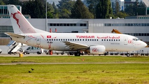 Photo of TS-IOI - Boeing 737-5H3 operated by Tunisair