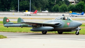 Photo of HB-RVH - De Havilland DH-100 Vampire FB.6 operated by Air Vampire
