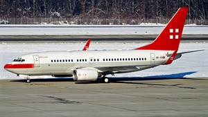 Photo of HB-IIO - Boeing 737-7AK(BBJ) operated by PrivatAir