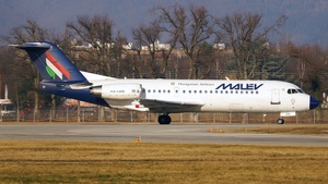 Photo of HA-LMB - Fokker 70 operated by Malév Hungarian Airlines