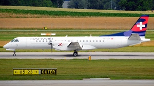 Photo of HB-IZH - Saab 2000 operated by Darwin Airline