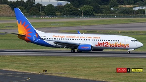 Photo of G-JZBS - Boeing 737-8MG operated by Jet2
