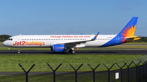 Photo of G-SUNE - Airbus A321-251NX operated by Jet2