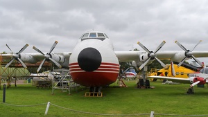 Photo of G-BEOZ - Armstrong Whitworth AW.660 Argosy C.1 operated by Elan Parcel Service