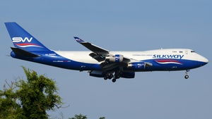 Photo of 4K-SW888 - Boeing 747-4R7F operated by Silk Way West Airlines