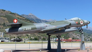 Photo of J-4100 - Hawker Hunter Mk.58 operated by Swiss Air Force