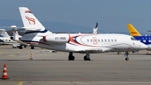 Photo of VT-RSG - Dassault Falcon 2000EX operated by RPSG Group