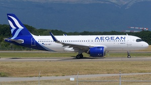 Photo of SX-NET - Airbus A320-271N operated by Aegean Airlines
