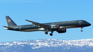 Photo of JY-REB - Embraer ERJ-195-E2 operated by Royal Jordanian Airlines