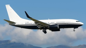 Photo of T7-HAS - Boeing 737-7JR(BBJ) operated by Empire Aviation San Marino