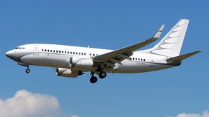 Photo of LX-LFX - Boeing 737-7GC(BBJ) operated by Global Jet Luxembourg