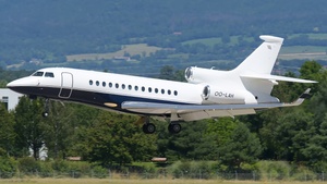 Photo of OO-LAH - Dassault Falcon 7X operated by Luxaviation Belgium