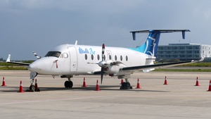 Photo of ZS-EAH - Beechcraft 1900D operated by Manta Air