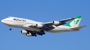Photo of EK74713 - Boeing 747-3B3(M) operated by Mahan Air (opb Blue Sky)