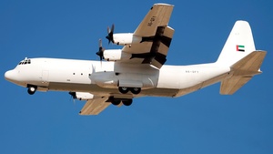 Photo of A6-QFY - Lockheed L-100-30 Hercules operated by Maximus Air Cargo