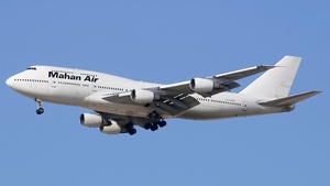 Photo of EK74780 - Boeing 747-3B3(M) operated by Mahan Air (opb Blue Sky)