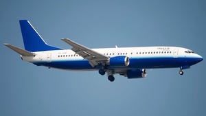 Photo of EY-538 - Boeing 737-4Y0 operated by SkyLink Arabia (opb East Air)