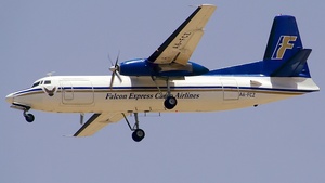 Photo of A6-FCZ - Fokker F27-500(F) Friendship operated by Falcon Express Cargo Airlines