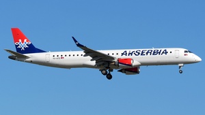 Photo of YU-ATD - Embraer ERJ-195LR operated by Air Serbia